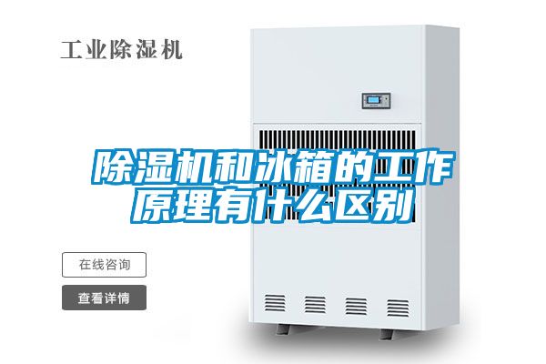 除湿机和冰箱的工作原理有什么区别