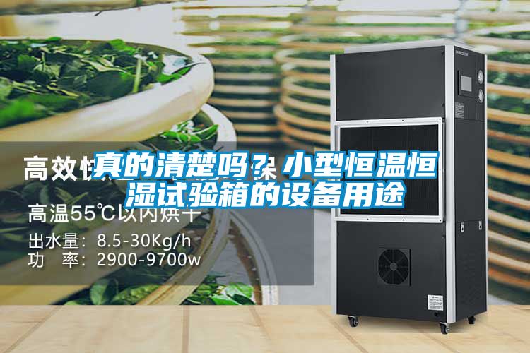 真的清楚吗？小型恒温恒湿试验箱的设备用途