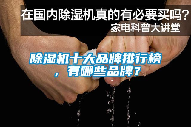 除湿机十大品牌排行榜，有哪些品牌？