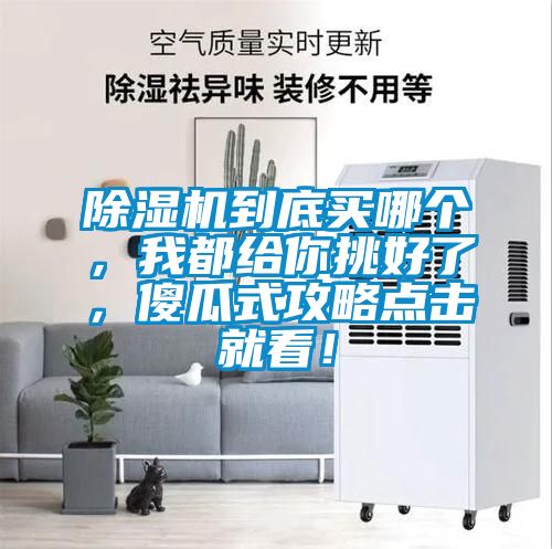除湿机到底买哪个，我都给你挑好了，傻瓜式攻略点击就看！