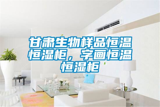甘肃生物样品恒温恒湿柜，字画恒温恒湿柜
