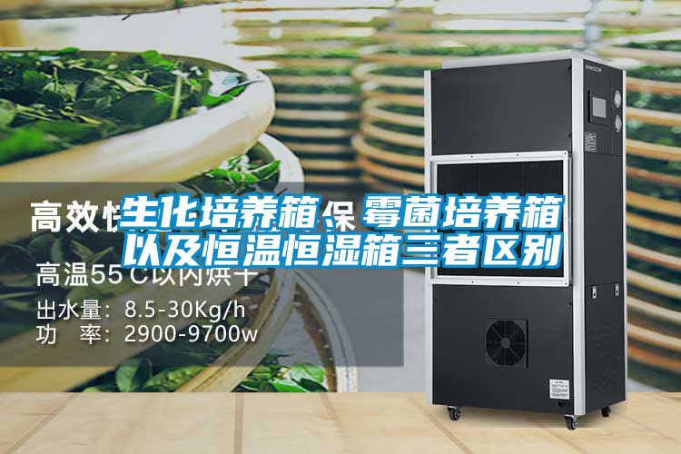 生化培养箱、霉菌培养箱以及恒温恒湿箱三者区别