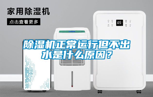 除湿机正常运行但不出水是什么原因？