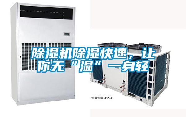 除湿机除湿快速，让你无“湿”一身轻
