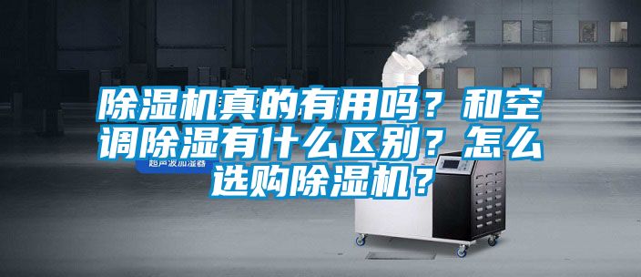 除湿机真的有用吗？和空调除湿有什么区别？怎么选购除湿机？