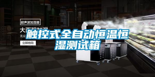 触控式全自动恒温恒湿测试箱