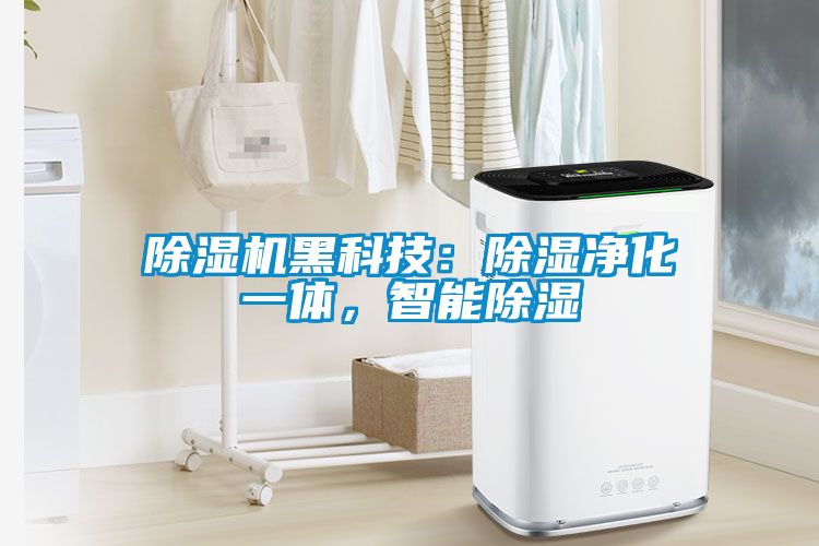 除湿机黑科技：除湿净化一体，智能除湿