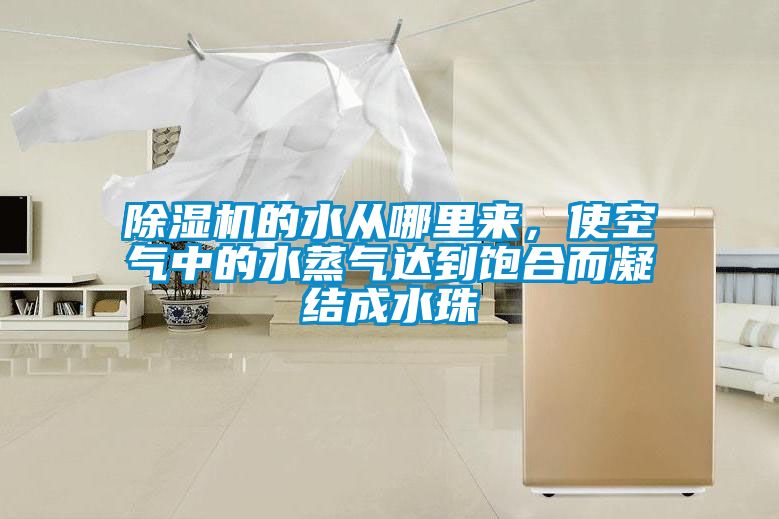 除湿机的水从哪里来，使空气中的水蒸气达到饱合而凝结成水珠