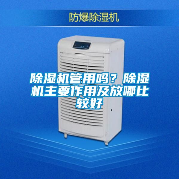 除湿机管用吗？除湿机主要作用及放哪比较好