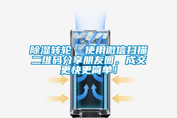 除湿转轮  使用微信扫描二维码分享朋友圈，成交更快更简单！