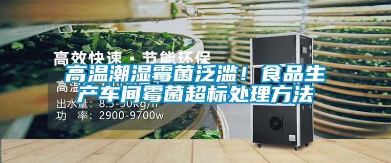 高温潮湿霉菌泛滥！食品生产车间霉菌超标处理方法