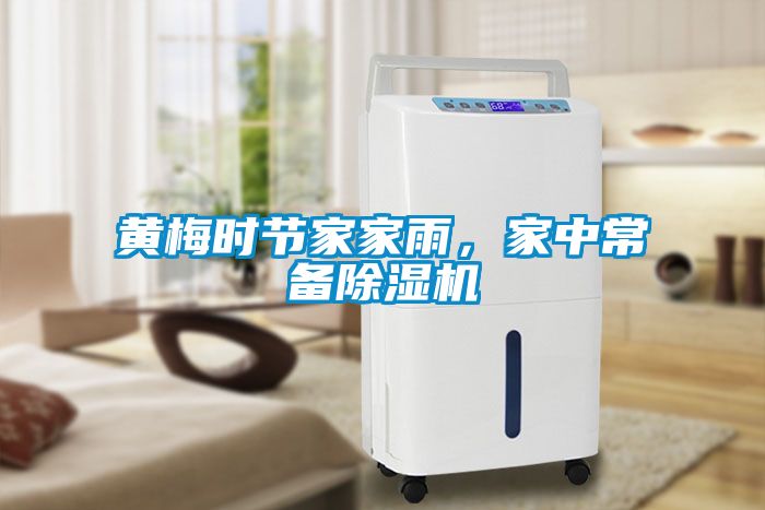 黄梅时节家家雨，家中常备除湿机