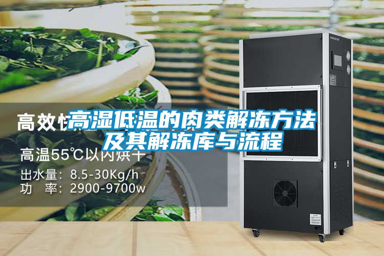 高湿低温的肉类解冻方法及其解冻库与流程